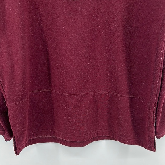 VTG Ladies Club Cozy Maroon Crewneck Penguin Ugly Christmas Sweatshirt Sz Med - Picture 3 of 13